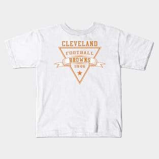Retro Cleveland Browns Kids T-Shirt
